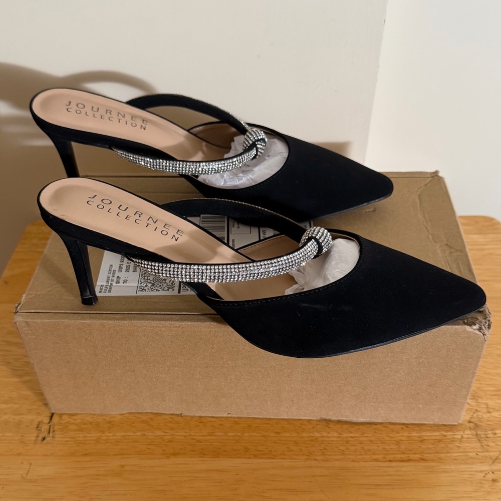 Lunna Rhinestone Heels - Picture 8 of 10